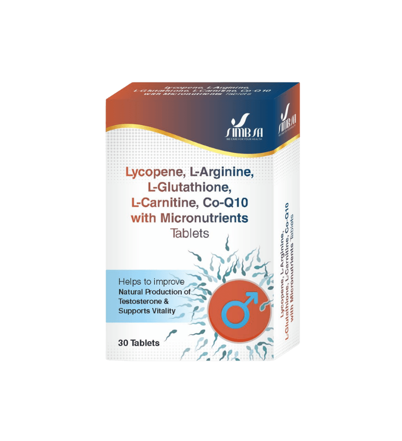 Lycopene, L-Arginine, L-Glutathione, L-Carnitine, Co-Q10 with Micronutrients Tablets