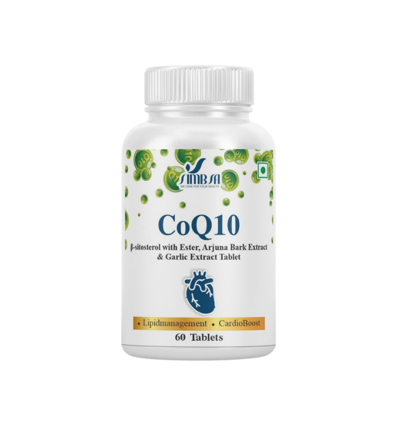 CoQ10 with Beta-Sitosterol, Arjuna Bark & Garlic Extract Tablets