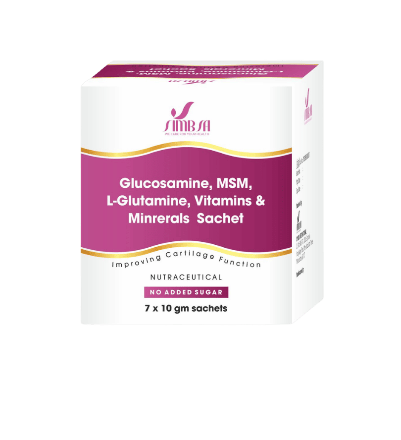 Glucosamine, MSM, L-Glutamine, Vitamins & Minerals Sachet